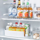 Axyaa Rotating Tray Spice Rack Fridge Organizer Turntable Storage Box