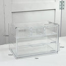 Axyaa Acrylic 9-Grid Jewelry Storage Box Organizer
