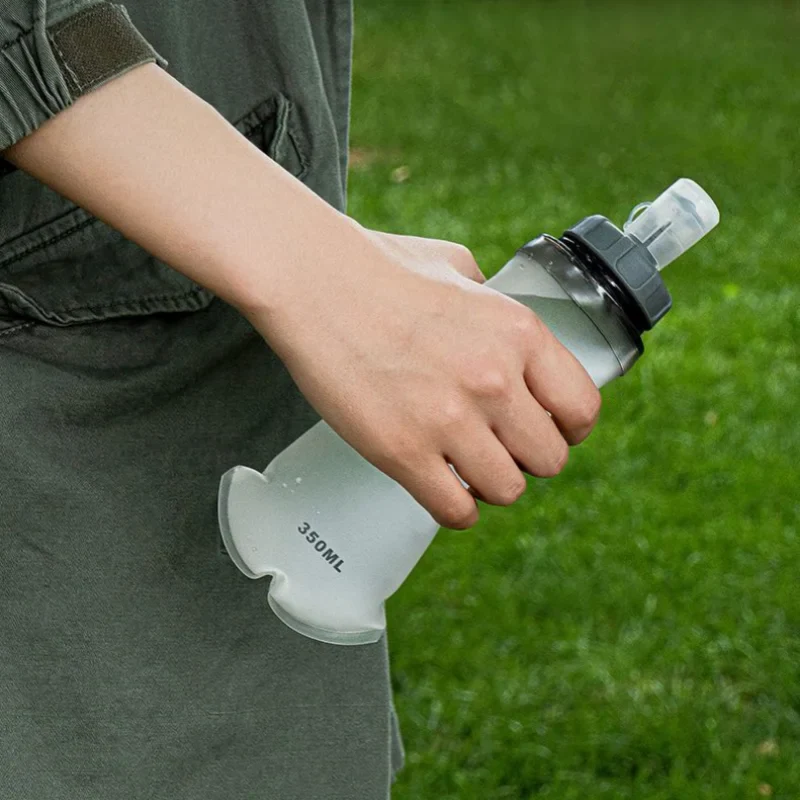 Axyaa TPU Sports Water Bottle: Foldable & Portable for Outdoor Activities
