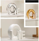 Axyaa Simple Vase Bouquet Decoration for Foyer, Living Room, Study, Bedroom
