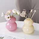 Glass Flower Vase by Axyaa - Elegant Hydroponic Centerpiece for Wedding and Home Decor
