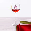 Axyaa 3D Pink Glass Rose Wine Glasses Set - Lovely Household Gift