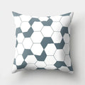 Axyaa Geometric Star Square Pillow Cover - Modern Home Decor Art Print