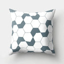 Axyaa Geometric Star Square Pillow Cover - Modern Home Decor Art Print