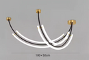 Axyaa Modern LED Pendant Light Chandeliers for Living & Dining Room