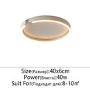 Axyaa Rose Gold LED Ceiling Light - Modern Ring Design for Home Lighting