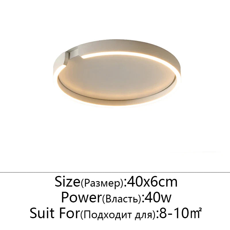 Axyaa Rose Gold LED Ceiling Light for Home Lighting in Living Room, Bedroom, Study Room