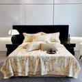 Axyaa Floral Pastoral Tencel Summer Quilt Set - 50 Cool Quilts