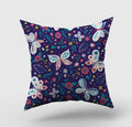 Axyaa Cartoon Butterfly Print Pillowcase 45*45cm