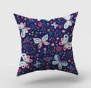 Axyaa Cartoon Butterfly Print Pillowcase 45*45cm