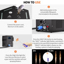 Axyaa 700W Cold Spark Electronic Flower Spraying Machine for Wedding Party Live Show