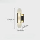 Axyaa Marble Wall Lamp: Postmodern Living Room TV Background Creative Art Light Luxury