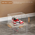 Axyaa Clear Stackable Shoe Storage Organizers - Sneaker Holder Rack Bin