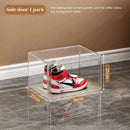 Axyaa Clear Stackable Shoe Storage Organizers - Sneaker Holder Rack Bin