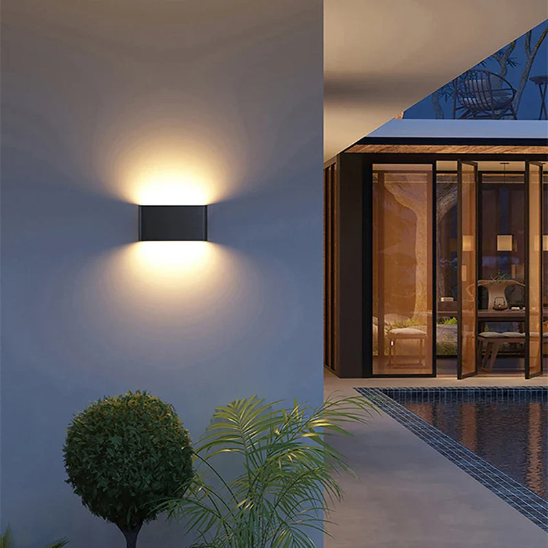 Axyaa Waterproof LED Wall Sconce Outdoor Up Down Light AC90-260V