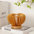 Axyaa Nordic Wooden USB Table Lamp Foldable Art Light Home Decor Bedside
