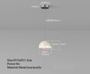 Axyaa LED Cream Pendant Light Modern Indoor Chandelier Dining Room Decor