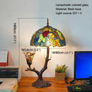 Axyaa Tiffany Stained Glass Table Lamp for Luxurious Living Spaces