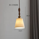 Axyaa France Flower Ceramic Pendant Lights, Copper LED Handing Lamp for Home Decor