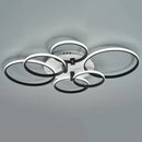 Axyaa Modern LED Ceiling Light for Children Room, Living Room, Bedroom - White Finish