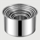 Axya Stainless Steel Seasoning Saleiro with Cover, Trumpet Flavor Cup