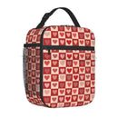 Axyaa Heart Insulated Lunch Bag: Romantic Portable Thermal Box for Work Picnic Travel