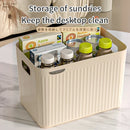 Axyaa Wardrobe Organizer Plastic Storage Boxes for Bedroom Cabinets Makeup Doll Container