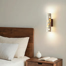 Axyaa LED Wall Lights for Home Dining Stair Bedroom Stone Wood Wabi Sabi Sconce