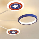 Axyaa Kids LED Cartoon Ceiling Light - Boys Bedroom Decor