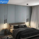 Axyaa Adjustable LED Black Chandelier Pendant Light for Bedroom, Study, Bar or Coffee Area