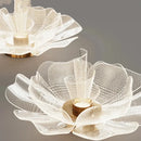 Axyaa Nordic Flower Ceiling Chandelier for Bedroom Balcony Hallway Lighting