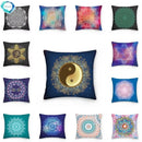 Axyaa Mandala Decor Cushion Cover - Exotic Style Sofa Pillowcase, 45X45CM