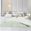 Axyaa Nordic Green Plush Area Rug | Soft Fluffy Lounge Carpet for Bedroom & Living Room