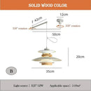 Axyaa Retro Disc Pendant Lamp for Dining Room, Bar Counter, and Study