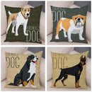 Axyaa Cartoon Dog Pet Animal Pillowcase