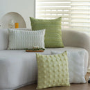 Axyaa Green Polyester Cushion Cover 45X45 Cute Throw Pillowcase Sofa Decor