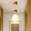 Axyaa Coral Red 7W LED Small Bedroom Lamp Retro Style Theme Apartment Light