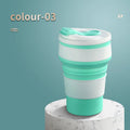 Axyaa Silicone Collapsible Camping Cup 350ml/500ml - Portable & Durable Mug