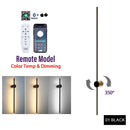 Axyaa Dimmable LED Wall Lamp Remote Control Nordic Style Sconce for Home Decor