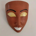 Axyaa Face Flower Pot Vase Resin Craft Wall Decoration