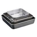 Axyaa Stainless Steel Nonstick Square Food Tray for Kitchen Organization