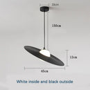 Axyaa Black White Chandelier, Nordic Minimalist Design for Restaurant, Bar, Bedroom