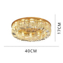 Axyaa LED Crystal Ceiling Lamp: Modern Home Decor Atmosphere Lighting