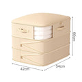Axyaa Vacuum Storage Bags: Large Capacity, Transparent, Dustproof, Multifunctional Clothing Storage Bag