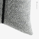 Axyaa Gray Black Stitching Luxury Bedside Cushion Pillow
