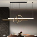 Axyaa Modern Minimalist Chandelier LED Bar Lamp Luxury Nordic Design