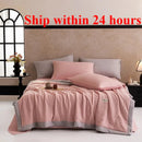 Axyaa Cotton Bubble Double-Layer Yarn Summer Quilt Set