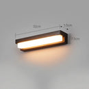Axyaa Solar Wall Lights for Outdoor Balcony Villa Courtyard Fence Decor