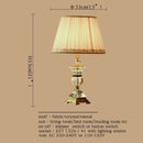 Axyaa Luxury Crystal Table Lamps - Modern, Contemporary Design for Home, Office, or Hotel