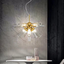 Axyaa Scandinavian Acrylic Pendant Chandelier for Kitchen Island Dining Room